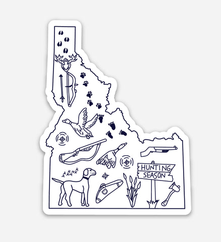 Idaho Hunting Season Sticker