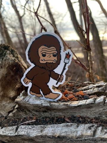 Bigfoot Art Sticker