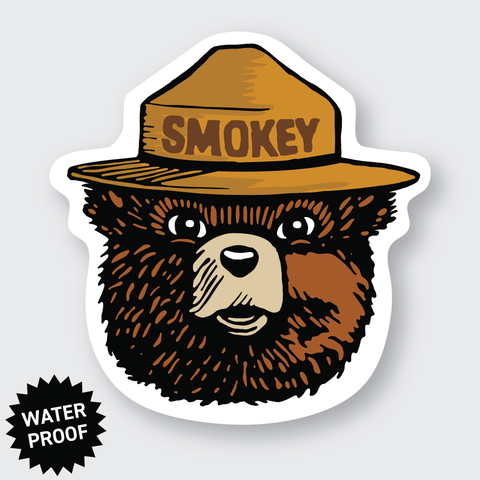 Smokey Bear Sticker