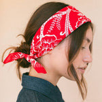 Cotton Ramble Bandana | Red Hot