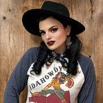 Idahowdy Cowgirl Baseball Tee