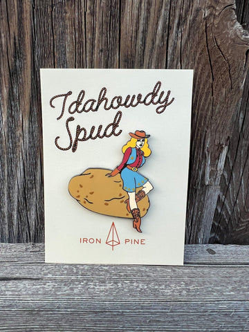 Idahowdy Spud Pin