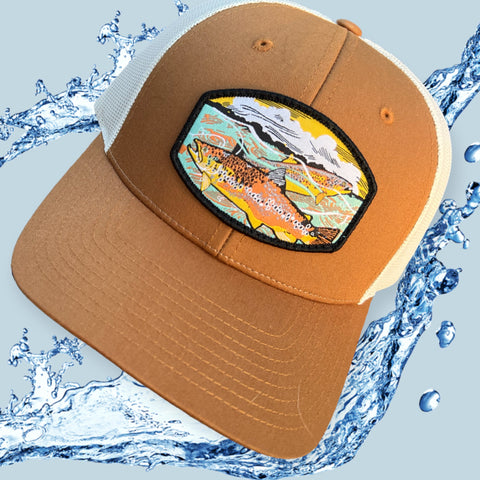 Brown Trout Patch Hat