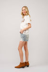 Western Motif Embroidered Graphic T Shirt