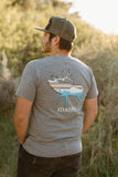 Idaho Mountain Landscape Elk Tee