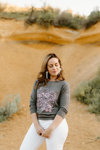 Boise Skyline 3/4 sleeve tee