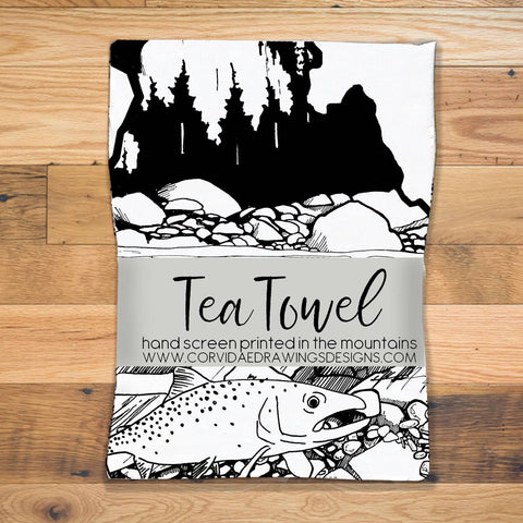 Idaho Tea Towel