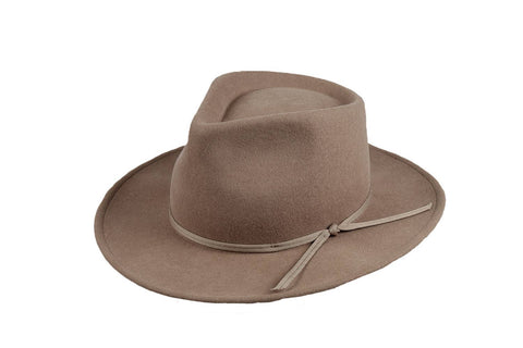 Wool Felt Hat  - Light Brown