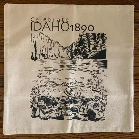 Celebrate Idaho 1890 Trout Pillow Cover