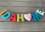 Idahome Felt Garland