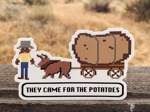 Oregon Trail Potato Sticker