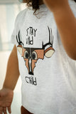 Wild Child Cartoon Deer Tee