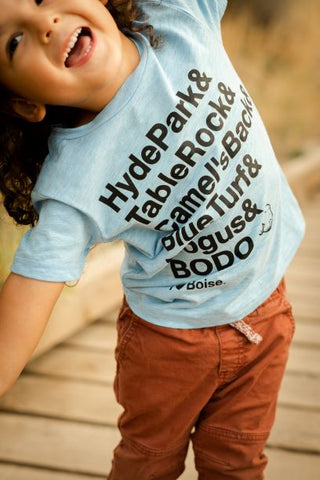 Boise Places Kids Tee