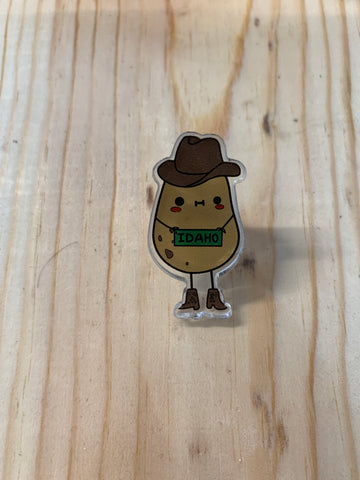 Idaho Potato Acrylic Pin