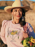 Pronghorn Bubble Sleeve French Terry Pullover