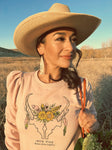 Pronghorn Bubble Sleeve French Terry Pullover