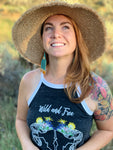 Idaho Boho Ram High Neck Tank