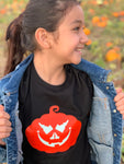 Idaho Glow-in-the-Dark Pumpkin Jack-O-Lantern Kids Tee