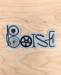 Boise Bike Gears Sticker
