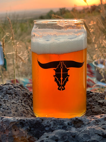 Idaho Bull 16oz Glass