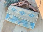 Southwest Blue Crossbody Tote