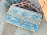 Southwest Blue Crossbody Tote