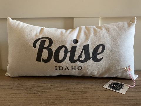 Boise Idaho Pillow