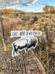 Bison Idaho Sticker