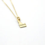 Idaho State Necklace or Idaho Heart Necklace