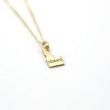 Idaho State Necklace or Idaho Heart Necklace