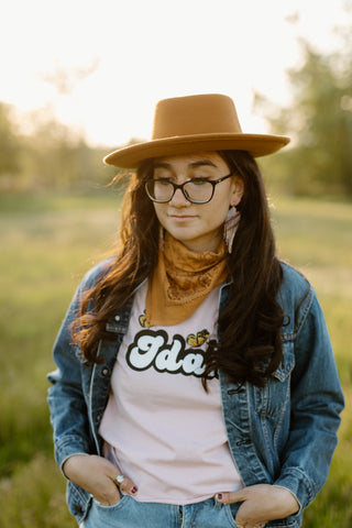 Idaho Butterfly Crop Top