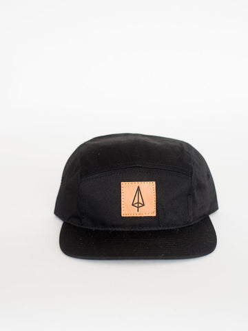 Iron Pine leather patch classic strapback