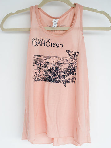 Celebrate Idaho 1890 Monarch Girls Tank