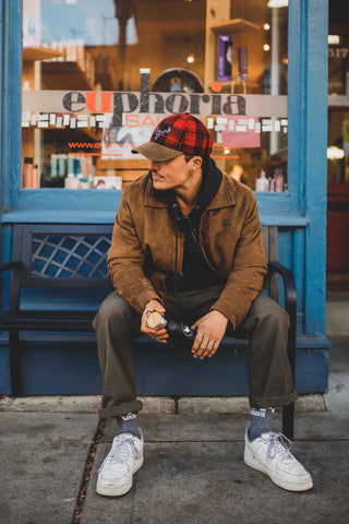 Idaho Deer Vintage Wool Flannel Hat