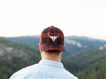 Idaho Elk Antler Plaid Flexfit