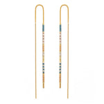 Miyuki Seed Bead Threader Earrings