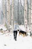 Idaho Deer Antler Zip-Up Hoodie Ladies