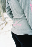 Idaho Deer Antler Zip-Up Hoodie Ladies
