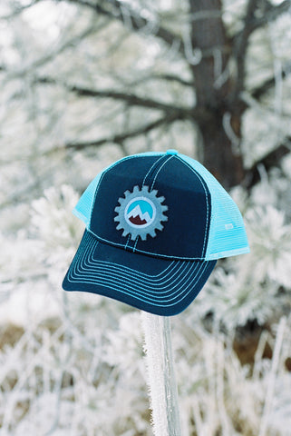 Mountain Biking Gears Trucker