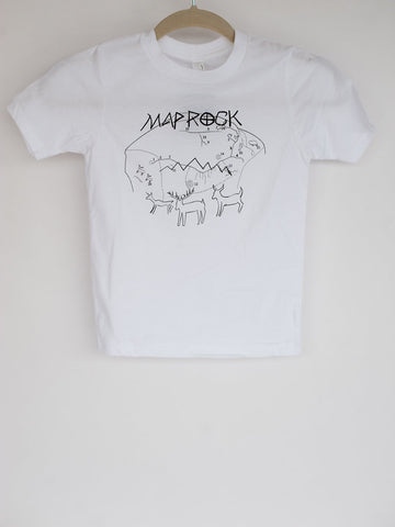 Map Rock Idaho Petroglyph Kids Tee