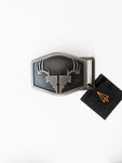 Idaho Antler Skull Buckle