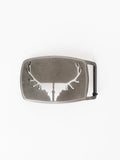 Idaho Antler Skull Buckle